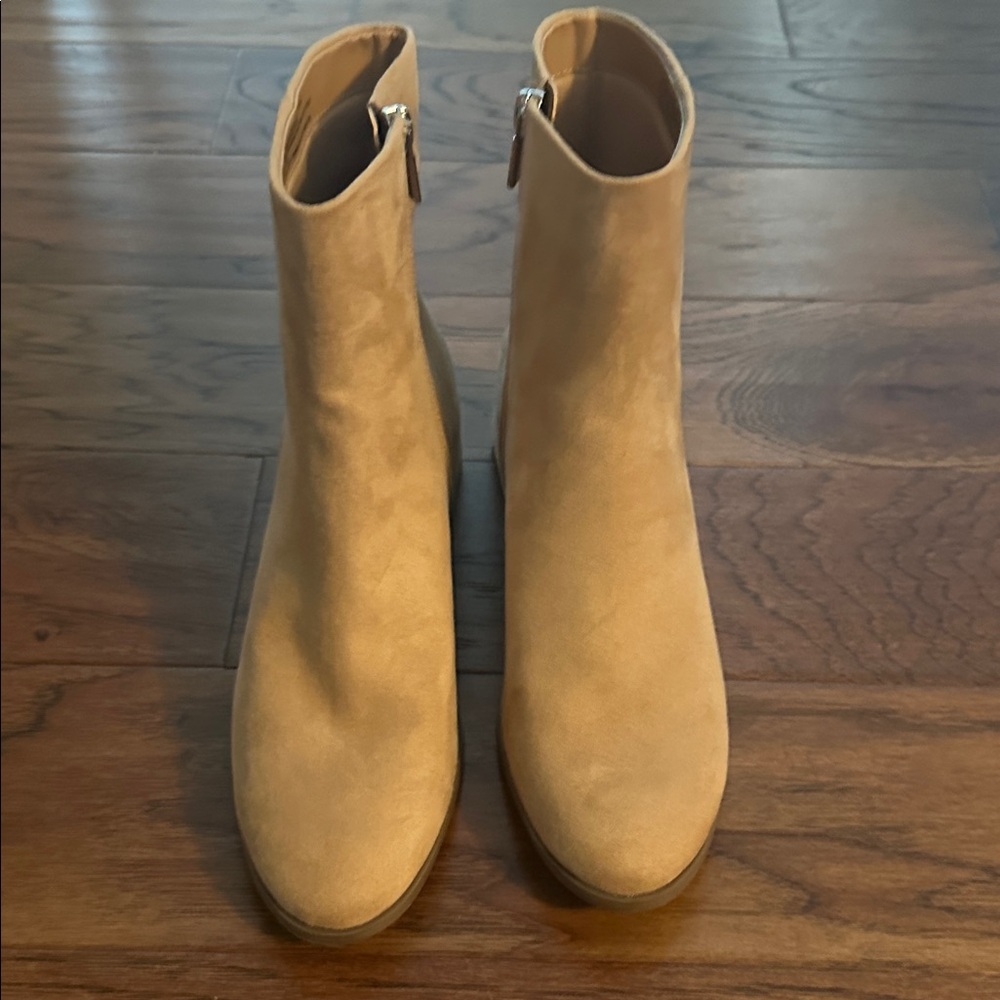 Target Brand Tan Ankle Boots